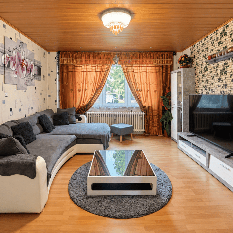 Wohnzimmer – 5-Zimmer-Wohnung in Kassel-Rothenditmold